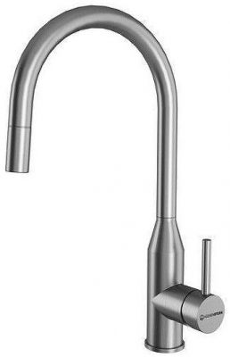 Смеситель для кухни KUCHENSTERN TIDA-S 409SS40 цвет Нержавеющая сталь