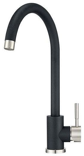 Смеситель для кухни Granula Standart ST-4031 цвет Шварц