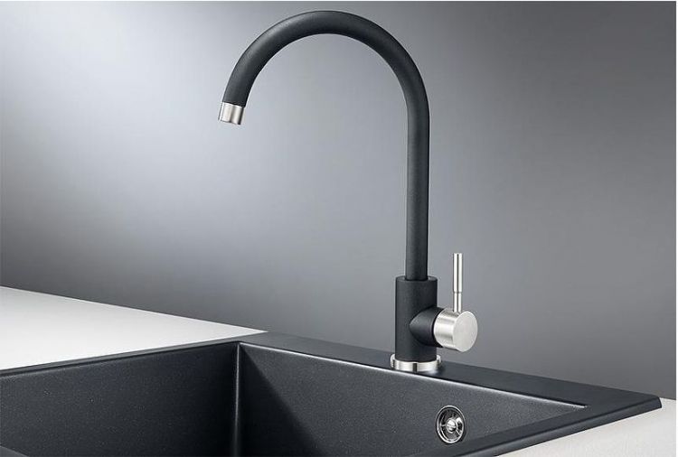 Смеситель для кухни Granula Standart ST-4031 цвет Шварц