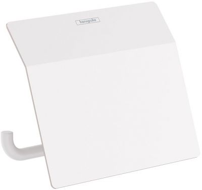 Hansgrohe AddStoris Держатель т/б с крышкой, цвет: белый матовый