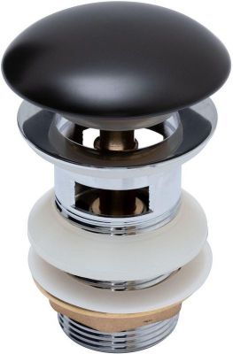 Донный клапан Aquanet 333929 click-clack цвет Черный матовый