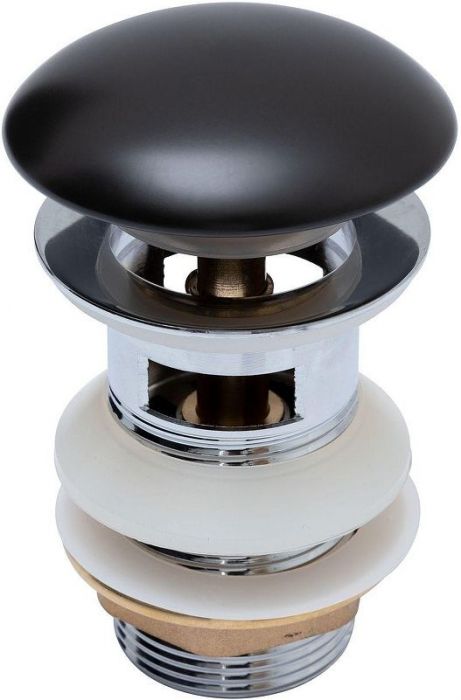 Донный клапан Aquanet 333929 click-clack цвет Черный матовый