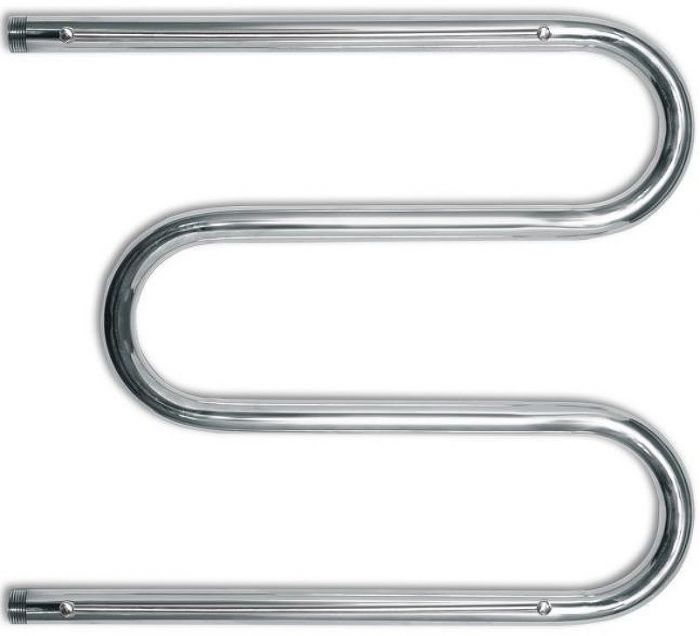 Водяной полотенцесушитель Ника Simple М1/СП 50x70 с полкой Хром