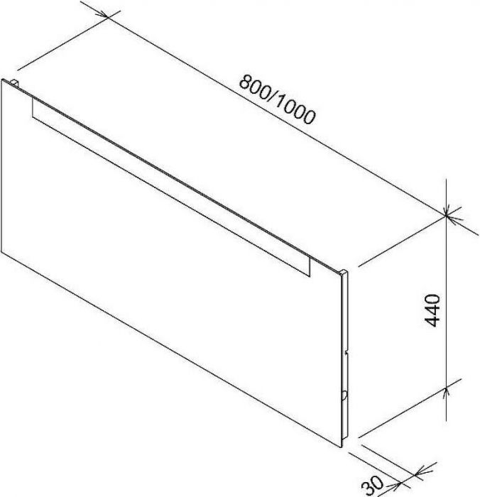 Зеркало Ravak Clear 100 X000000766 с подсветкой с выключателем