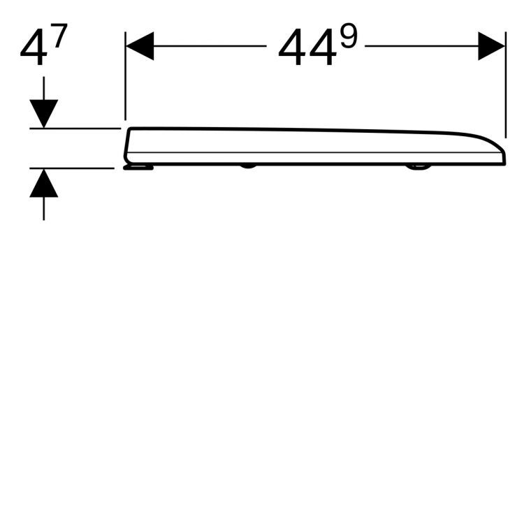 Сиденье с крышкой Geberit it!, 571910000