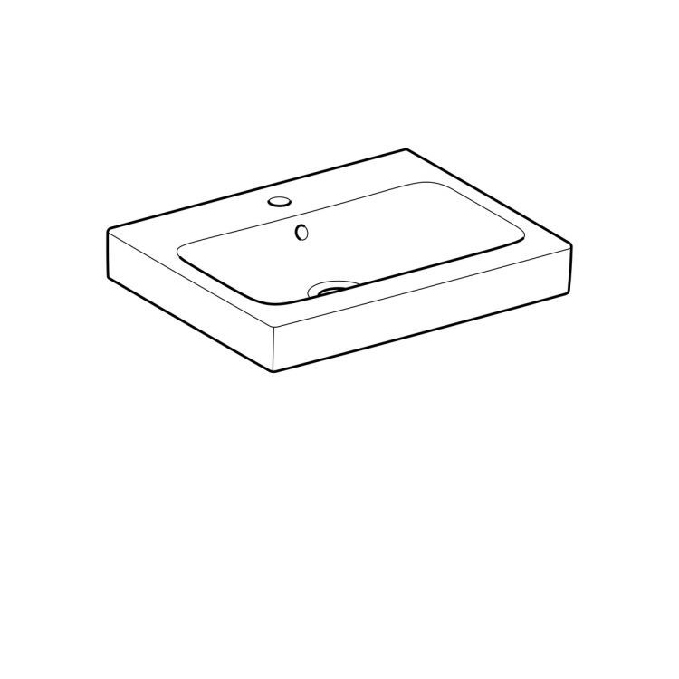 Раковина Geberit iCon, 124060000