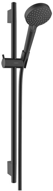 Hansgrohe Vernis Blend Душевой комплект с штангой 65см., ручным душем и шлангом, цвет: черный матовый