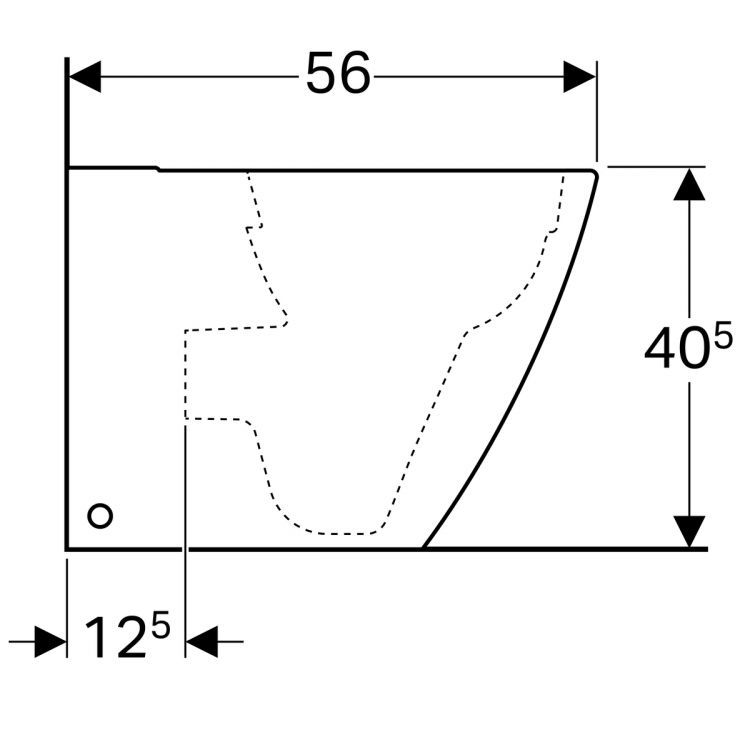 Унитаз Geberit it!, 211910000