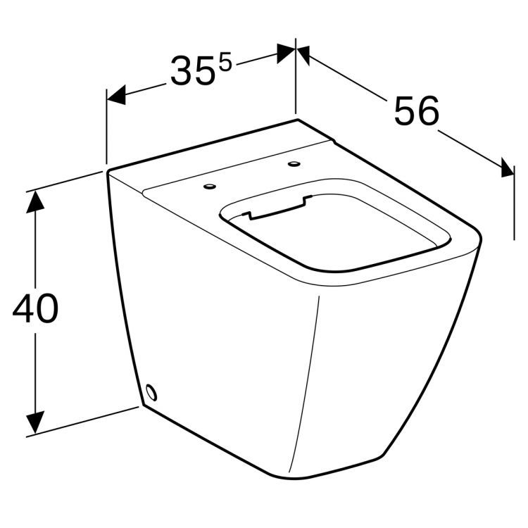 Унитаз Geberit it!, 211910000
