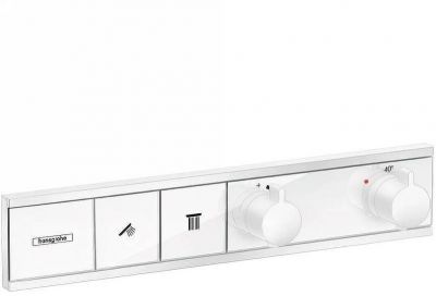 Смеситель для душа Hansgrohe RainSelect 15380700 с термостатом Белый матовый