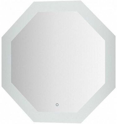 Зеркало Evoform Ledshine 80x80 BY 2605 с подсветкой 25.5 W - сенсорный выключатель - нейтральный белый свет