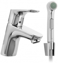 Hansgrohe Focus, Смеситель для раковины с гигиеническим душем, Цвет: хром