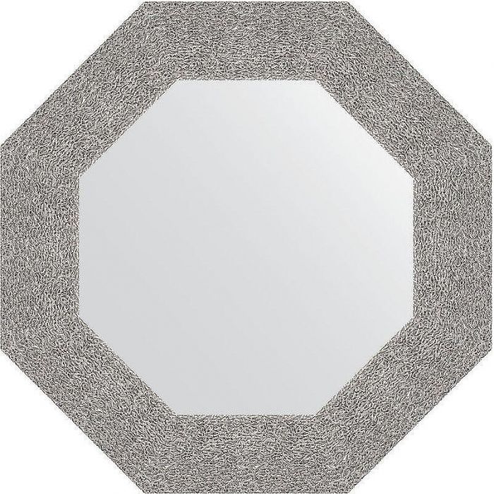 Зеркало Evoform Octagon 57х57 BY 3802 в багетной раме - Чеканка серебряная 90