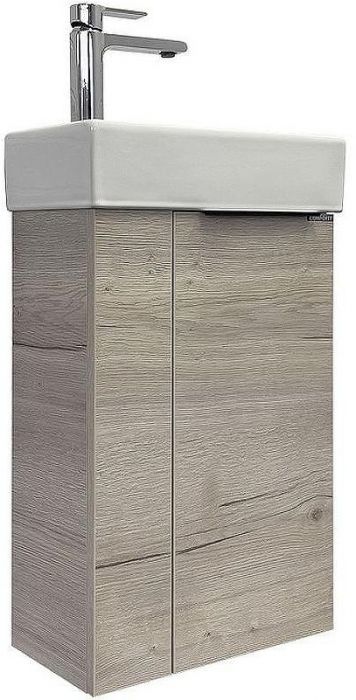 Тумба с раковиной Comforty Асти 40 00-00013798 подвесная Дуб дымчатый