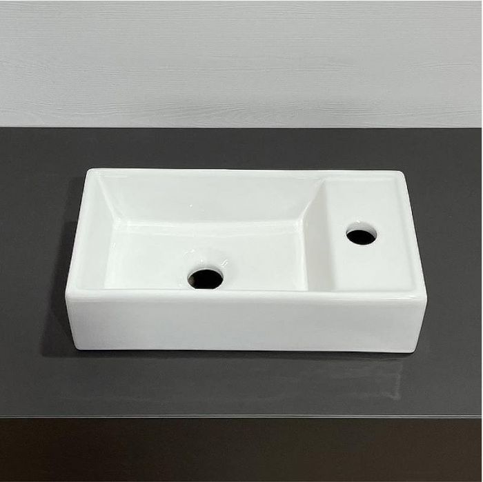 Тумба с раковиной Comforty Асти 40 00-00013798 подвесная Дуб дымчатый