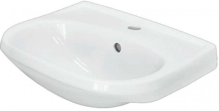 Раковина Sanita Комфорт 50 WB.PD/Comfort/50-C/WHT.G/S1 Белая