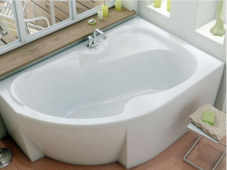 Акриловая ванна Vayer Azalia 170x105 R Гл000006729 без гидромассажа