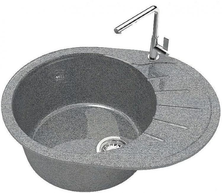 Кухонная мойка Bergg Z10 B010Q008 Темно-серая