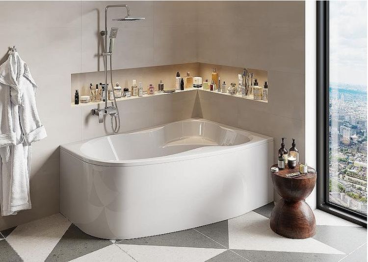 Акриловая ванна Vagnerplast Melite 160x105 R VPBA163MEL3PX-04 без гидромассажа Акриловая ванна Vagnerplast Melite 160x105 R VPBA163MEL3PX-04 без гидромассажа