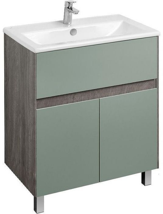 Тумба под раковину Aquaton Форест 75 1A278301FR9C0 Дуб рошелье Сумеречный голубой