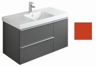 Тумба под раковину Jacob Delafon Odeon Up 102 см EB891-G1K, ярко-красный глянцевый