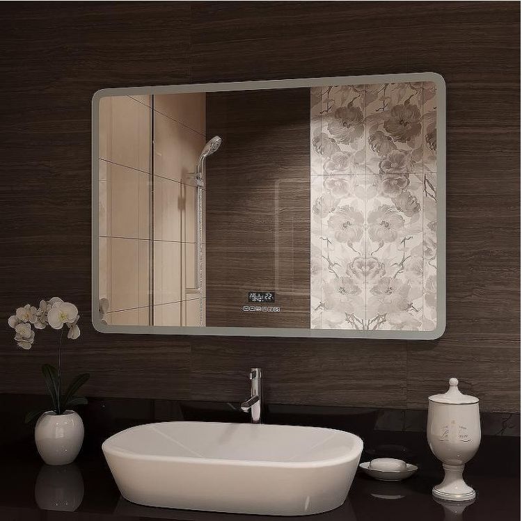 Зеркало Континент Demure 1000х700 ЗЛП259 с подсветкой с многофункциональной панелью