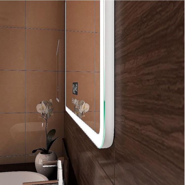 Зеркало Континент Demure 1000х700 ЗЛП259 с подсветкой с многофункциональной панелью