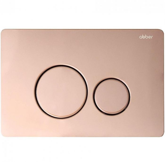 Клавиша смыва Abber AC0121RG Золото розовое