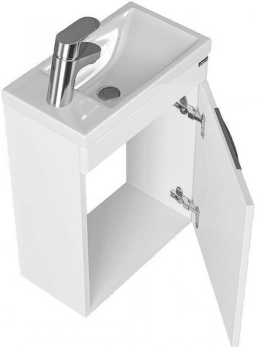 Тумба под раковину СанТа Родос 40 206010 подвесная Белая