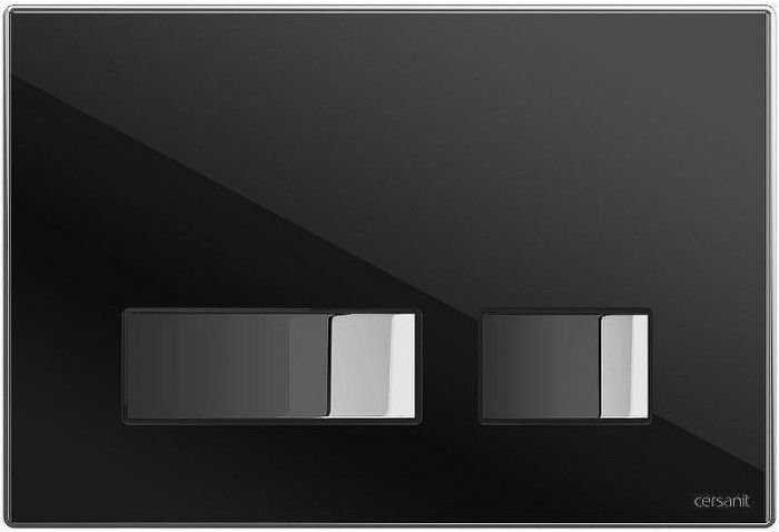 Клавиша смыва Cersanit Movi P-BU-MOV/Blg/Gl Черная глянцевая
