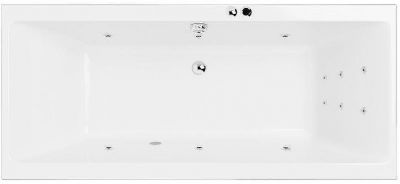Акриловая ванна Excellent Pryzmat Slim 180x80 WAEX.PRY18S.LINE.CR с гидромассажем