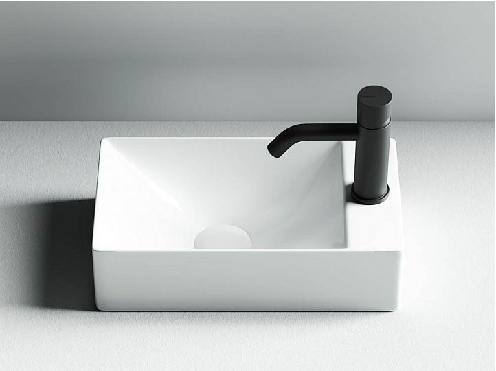 Умывальник CERAMICANOVA Element подвесной прямоугольный (отверстие под смеситель R) CN5007 Умывальник CERAMICANOVA Element подвесной прямоугольный (отверстие под смеситель R) CN5007