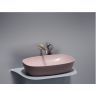Умывальник CERAMICANOVA Element чаша накладная овальная (цвет Розовый Матовый) CN6049MP