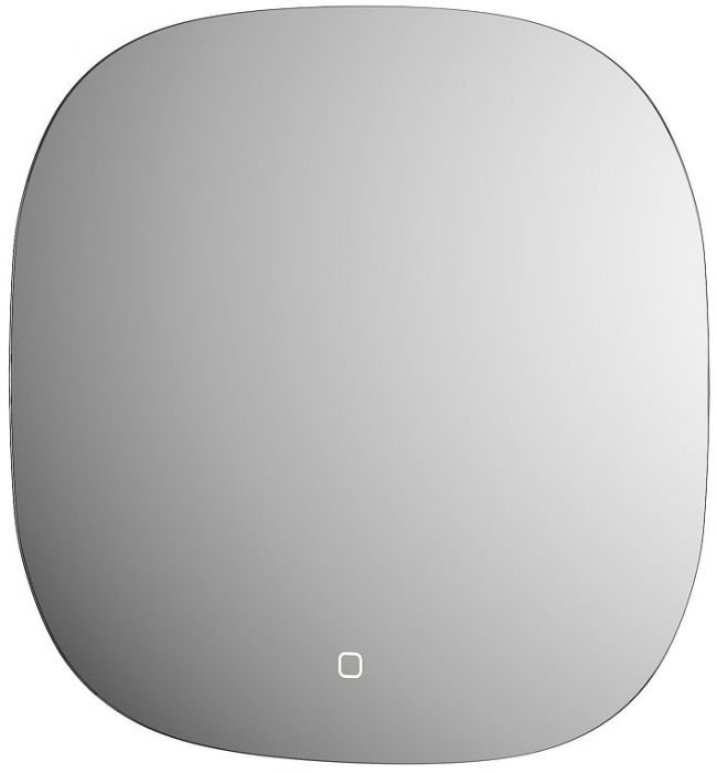 Зеркало Defesto Opti 50х50 DF 2858S с подсветкой 12W-3000K/Сенсорный выключатель/Теплый белый свет