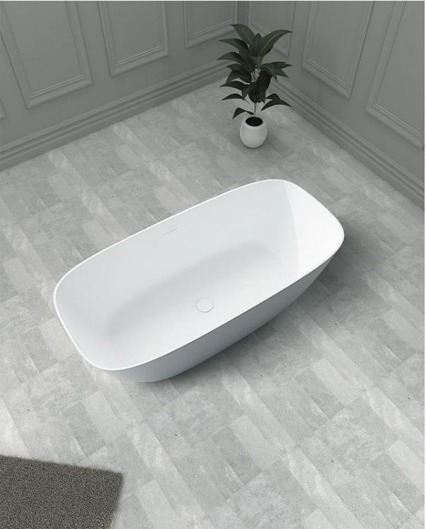 Ванна из искусственного камня Abber Stein 170x72 AS9612-1.7 без гидромассажа