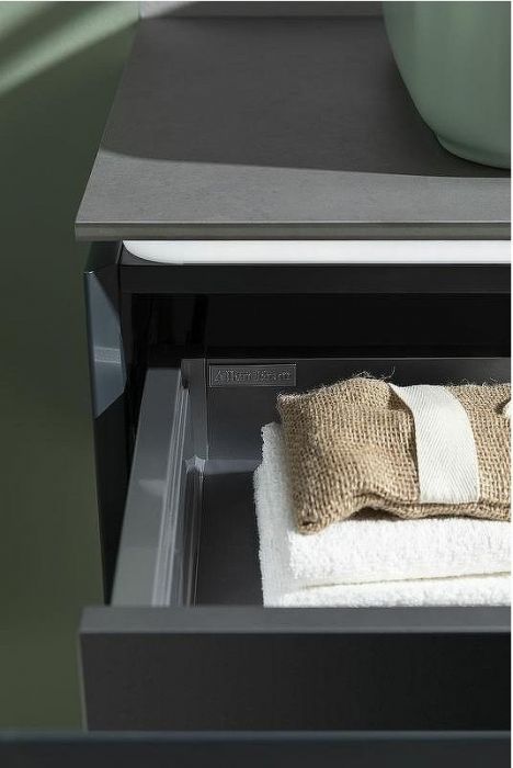 Тумба под раковину Allen Brau Infinity 85 1.21002.AM подвесная Антрацит матовый