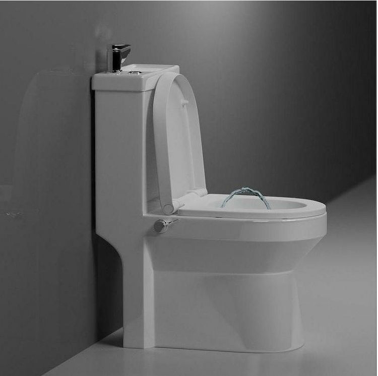 Унитаз биде Laguraty 8074AC с раковиной и смесителем с бачком и сиденьем Микролифт