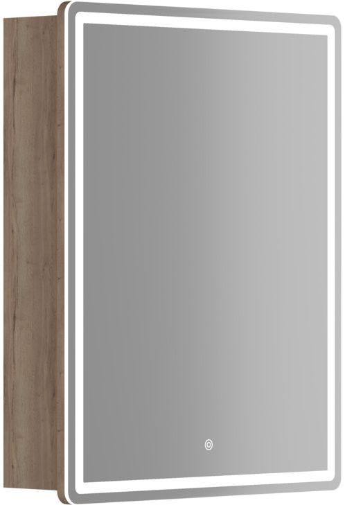 Зеркальный шкаф SANCOS Mirror 590x150х740 мм, с LED подсветкой, MI60EG