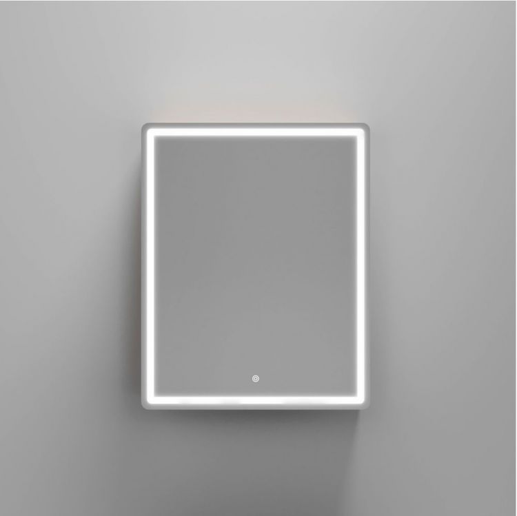 Зеркальный шкаф SANCOS Mirror 590x150х740 мм, с LED подсветкой, MI60EG