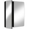 Зеркальный шкаф Континент Eltoro black LED 76 МВК114 с подсветкой Черный