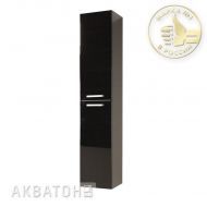 Пенал для ванной АКВАТОН Мадрид-М, черный Пенал для ванной АКВАТОН Мадрид-М, черный