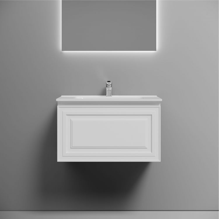 Тумба подвесная SANCOS Very 690х445х406, c одним ящиком оснащенным доводчиками, Bianco ,VR70W