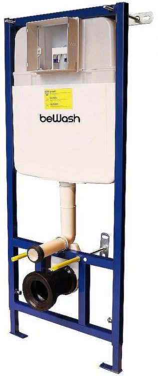 Инсталляция beWash BW74 K500RZVP0400BY000000 для унитаза с Белой клавишей смыва Инсталляция beWash BW74 K500RZVP0400BY000000 для унитаза с Белой клавишей смыва