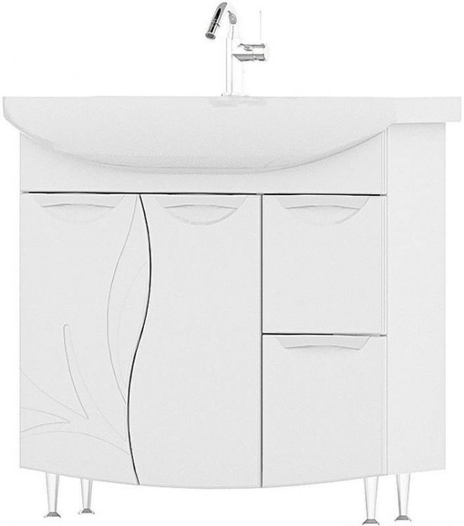 Тумба под раковину Volna Adel 80 2D.2Y tnADEL80.2D.2Y-01 Белая