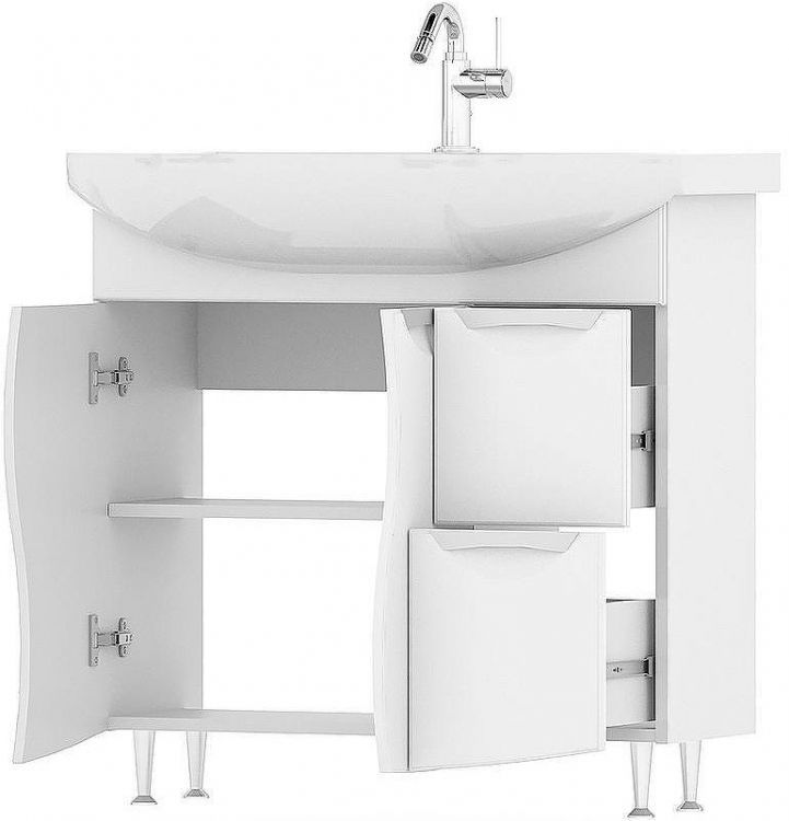 Тумба под раковину Volna Adel 80 2D.2Y tnADEL80.2D.2Y-01 Белая