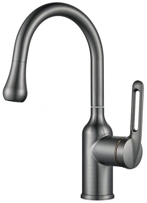 Смеситель для раковины Raffine F101T цвет Оружейная сталь