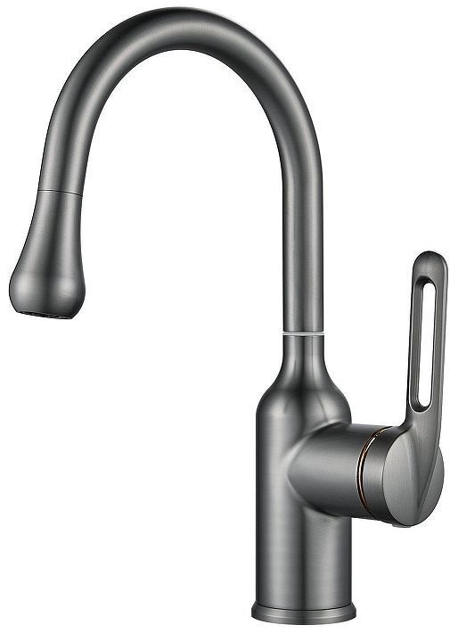 Смеситель для раковины Raffine F101T цвет Оружейная сталь Смеситель для раковины Raffine F101T цвет Оружейная сталь