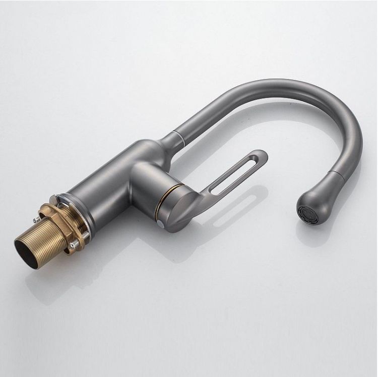 Смеситель для раковины Raffine F101T цвет Оружейная сталь Смеситель для раковины Raffine F101T цвет Оружейная сталь