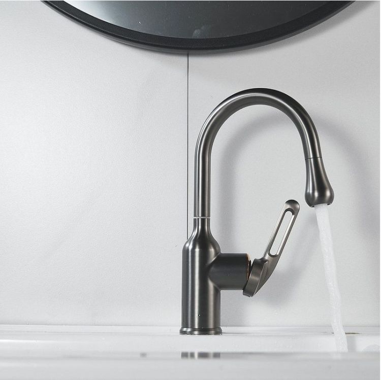 Смеситель для раковины Raffine F101T цвет Оружейная сталь Смеситель для раковины Raffine F101T цвет Оружейная сталь