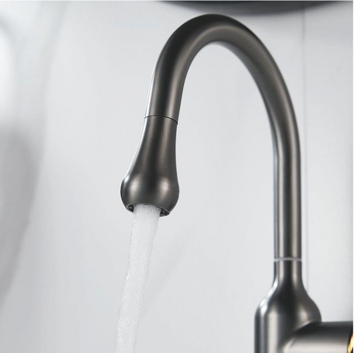 Смеситель для раковины Raffine F101T цвет Оружейная сталь